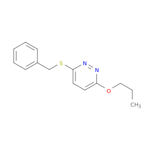 3-(benzylsulfanyl)-6-propoxypyridazine