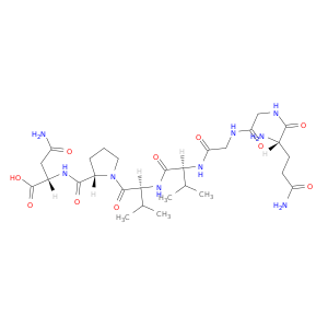 L-Asparagine, L-glutaminylglycylglycyl-L-valyl-L-valyl-L-prolyl-