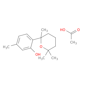 Phenol, 5-methyl-2-(tetrahydro-2,6,6-trimethyl-2H-pyran-2-yl)-, acetate