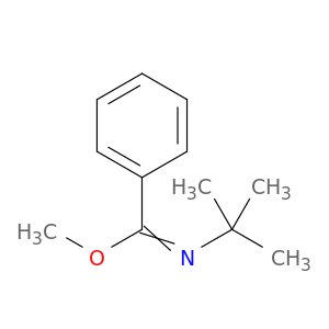 Benzenecarboximidic acid, N-(1,1-dimethylethyl)-, methyl ester