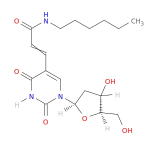Uridine, 2'-deoxy-5-[3-(hexylamino)-3-oxo-1-propenyl]-
