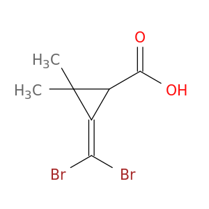 Cyclopropanecarboxylic acid, 3-(dibromomethylene)-2,2-dimethyl-