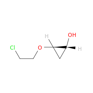 Cyclopropanol, 2-(2-chloroethoxy)-, trans-