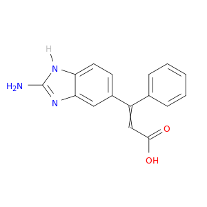 2-Propenoic acid, 3-(2-amino-1H-benzimidazol-5-yl)-3-phenyl-