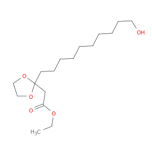 1,3-Dioxolane-2-acetic acid, 2-(10-hydroxydecyl)-, ethyl ester