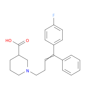 3-Piperidinecarboxylic acid, 1-[4-(4-fluorophenyl)-4-phenyl-3-butenyl]-