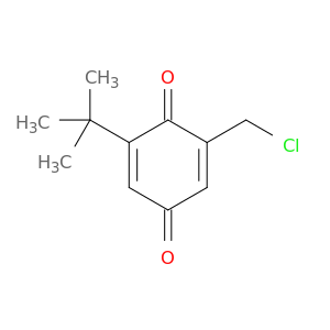 2,5-Cyclohexadiene-1,4-dione, 2-(chloromethyl)-6-(1,1-dimethylethyl)-