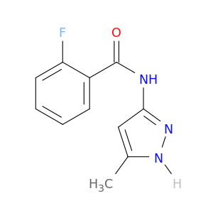 苯甲酰胺,2-氟-N-(5-甲基-1H-吡唑-3-基)-