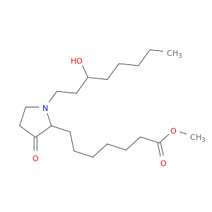 2-Pyrrolidineheptanoic acid, 1-(3-hydroxyoctyl)-3-oxo-, methyl ester