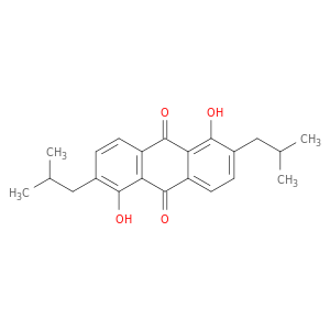 9,10-Anthracenedione, 1,5-dihydroxy-2,6-bis(2-methylpropyl)-