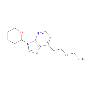 9H-Purine, 6-(2-ethoxyethyl)-9-(tetrahydro-2H-pyran-2-yl)-