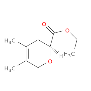 2H-Pyran-2-carboxylic acid, 3,6-dihydro-4,5-dimethyl-, ethyl ester, (2S)-