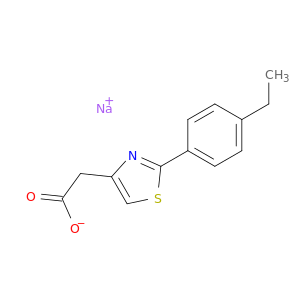 Sodium 2-[2-(4-Ethylphenyl)-1,3-thiazol-4-yl]acetate