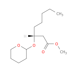 Octanoic acid, 3-[(tetrahydro-2H-pyran-2-yl)oxy]-, methyl ester, (3R)-
