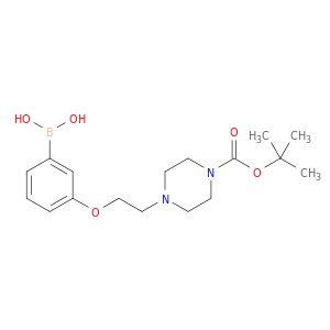 (3-(2-(4-(叔-丁氧基羰基)哌嗪-1-基)乙氧基)苯基)硼酸