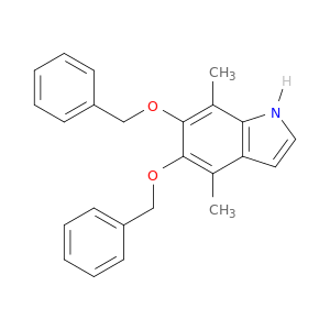 5,6-BIS-BENZYLOXY-4,7-DIMETHYLINDOLE