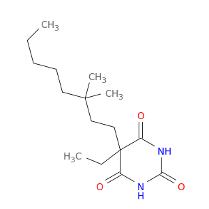5-(3,3-二甲基辛基)-5-乙基-2,4,6(1H,3H,5H)-嘧啶四等