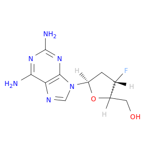 Adenosine,2-amino-2',3'-dideoxy-3'-fluoro-