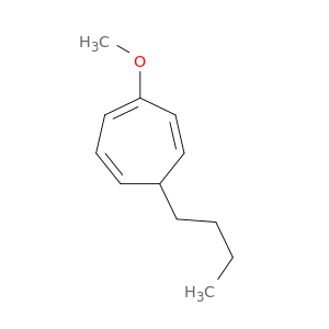 1,3,5-Cycloheptatriene, 7-butyl-3-methoxy-