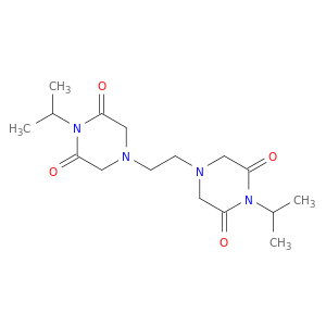 2,6-Piperazinedione, 4,4'-(1,2-ethanediyl)bis[1-(1-methylethyl)-