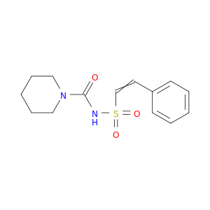 1-Piperidinecarboxamide, N-[(2-phenylethenyl)sulfonyl]-