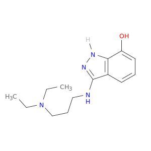 1H-Indazol-7-ol, 3-[[3-(diethylamino)propyl]amino]-