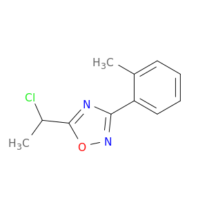 5-(1-Chloroethyl)-3-(2-methylphenyl)-1,2,4-oxadiazole