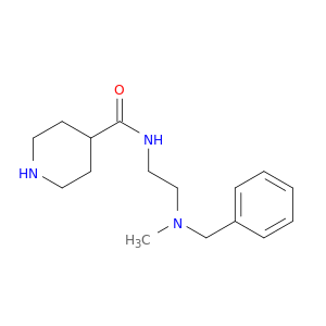 N-{2-[benzyl(methyl)amino]ethyl}piperidine-4-carboxamide