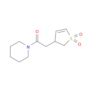Piperidine, 1-[(2,3-dihydro-1,1-dioxido-3-thienyl)acetyl]-