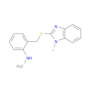 Benzenamine, 2-[(1H-benzimidazol-2-ylthio)methyl]-N-methyl-