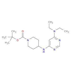 4-(6-二乙氨基-嘧啶-4-基氨基)-哌啶-1-羧酸叔丁基酯