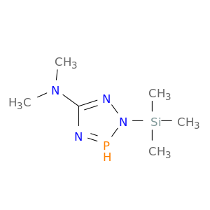 2H-1,2,4,3-Triazaphosphol-5-amine, N,N-dimethyl-2-(trimethylsilyl)-