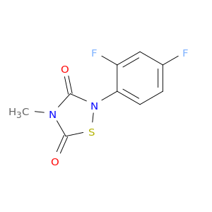 1,2,4-Thiadiazolidine-3,5-dione, 2-(2,4-difluorophenyl)-4-methyl-