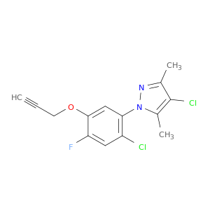 1H-Pyrazole,4-chloro-1-[2-chloro-4-fluoro-5-(2-propyn-1-yloxy)phenyl]-3,5-dimethyl-