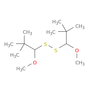 Disulfide, bis(1-methoxy-2,2-dimethylpropyl)