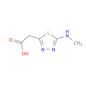2-[5-(methylamino)-1,3,4-thiadiazol-2-yl]acetic acid