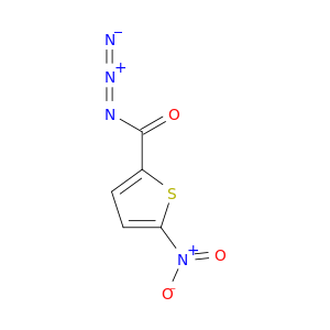 2-Thiophenecarbonyl azide, 5-nitro-