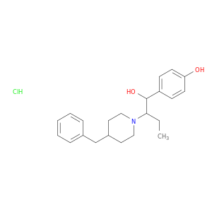 4-[2-(4-benzylpiperidin-1-yl)-1-hydroxybutyl]phenol hydrochloride(1:1)