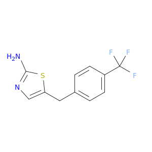 5-{[4-(三氟甲基)苯基]甲基}-1,3-噻唑-2-胺