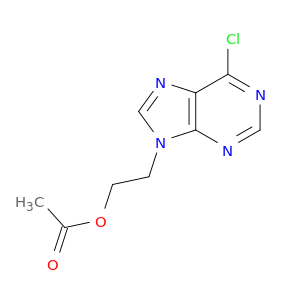 9H-嘌呤-9-乙醇,6-氯-,9-乙酸盐