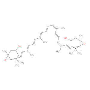 6-[(1E,3E,5E,7E,9E,11E,13E,15Z,17E)-18-(3-hydroxy-1,5,5-trimethyl-7-oxabicyclo[4.1.0]hept-6-yl)-3,7,12,16-tetramethyl-octadeca-1,3,5,7,9,11,13,15,17-nonaenyl]-1,5,5-trimethyl-7-oxabicyclo[4.1.0]heptan-3-ol