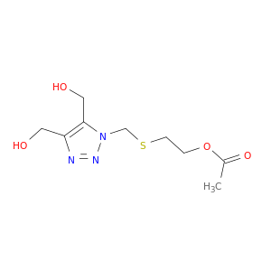 1H-1,2,3-Triazole-4,5-dimethanol, 1-[[[2-(acetyloxy)ethyl]thio]methyl]-