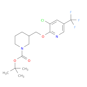 3-(3-氯-5-三氟甲基-吡啶-2-氧基甲基)-哌啶-1-羧酸叔丁酯