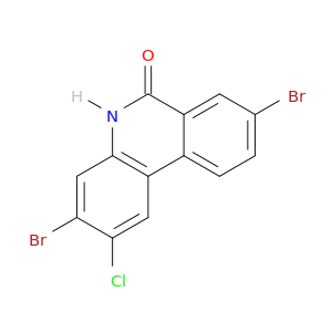 6(5H)-Phenanthridinone,3,8-dibromo-2-chloro-
