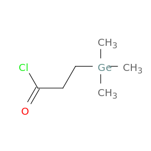 Propanoyl chloride, 3-(trimethylgermyl)-