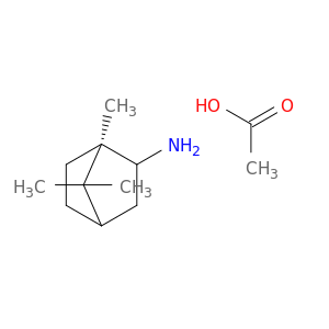 (1r)-1,7,7-trimethylbicyclo[2.2.1]heptan-2-amine acetate(1:1)