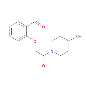 2-[2-(4-METHYL-1-PIPERIDINYL)-2-OXOETHOXY]BENZALDEHYDE
