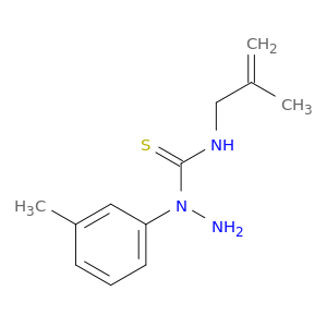 Hydrazinecarbothioamide, 1-(3-methylphenyl)-N-(2-methyl-2-propenyl)-