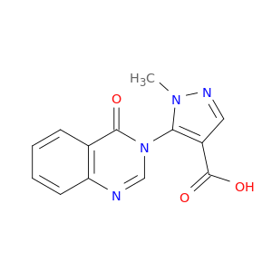 1H-Pyrazole-4-carboxylicacid, 1-methyl-5-(4-oxo-3(4H)-quinazolinyl)-