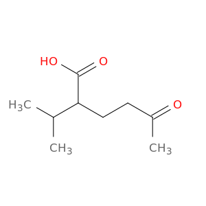 Hexanoic acid,2-(1-methylethyl)-5-oxo-